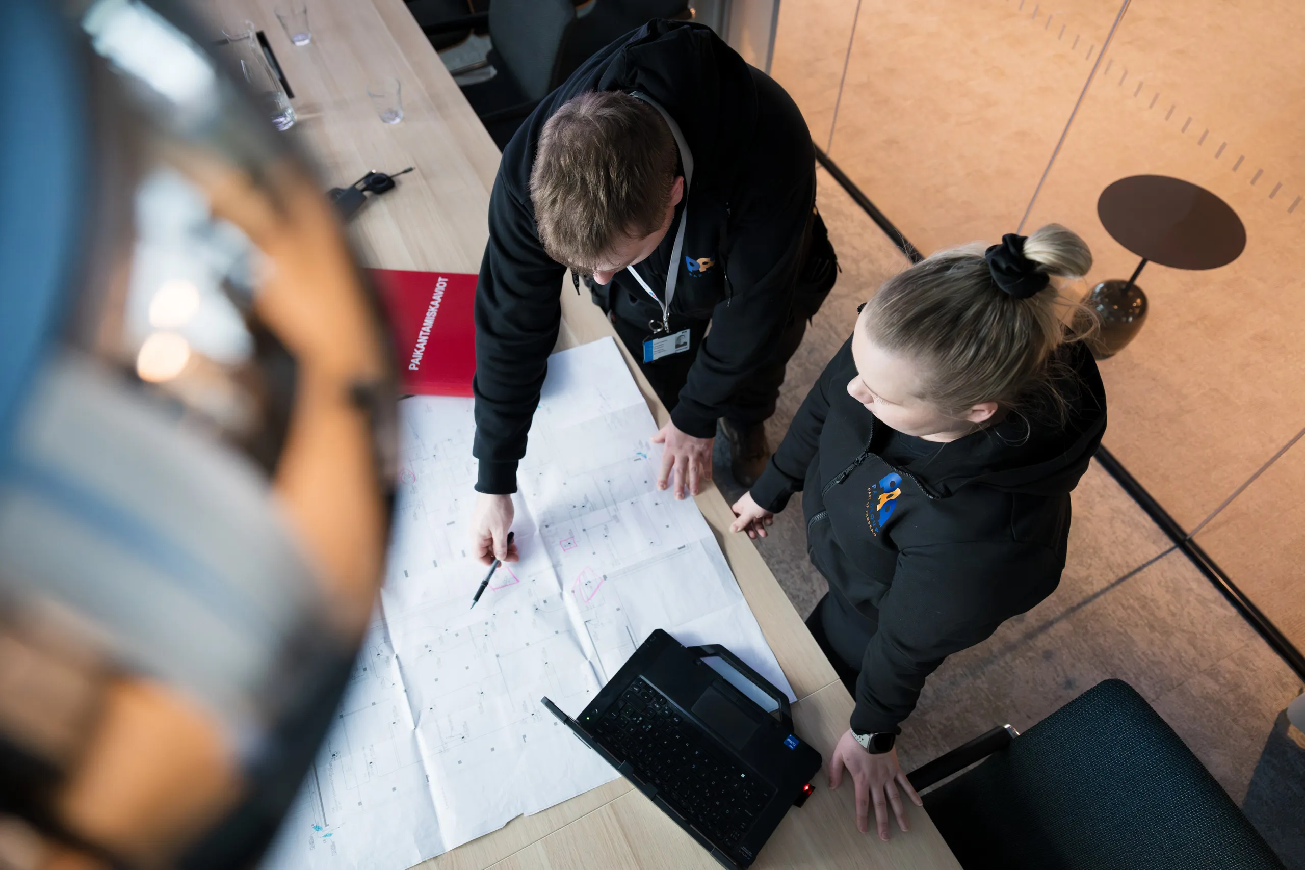 PAP specialists reviewing a property’s plans